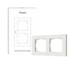Aqara jungiklių rėmelis H2 2-jų mygtukų FE-X01D-W