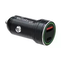 Automobilinis įkroviklis MediaRange MRMA120 20W greitas įkrovimas Juodas