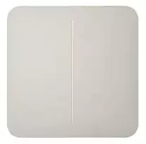 Ajax SoloButton 2-jungčių valdymo pultas Smėlio spalvos 82,8 mm x 10,3 mm