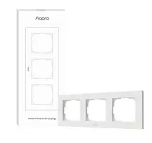 Rėmelis Smart Switch Frame H2 3-jungiklių Aqara FE-X02D-W