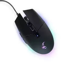 Žaidimų pelė MediaRange MRGS202 – dešinei rankai, optinė, 4000 DPI, 6 mygtukai, USB Type-A, juoda