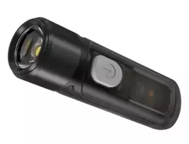 Rankinis žibintuvėlis Nitecore TIKI LE – 300 lm, USB įkraunamas, polikarbonatas, IP66, atsparus smūgiams, 10,5 g, 55 mm, Juodas