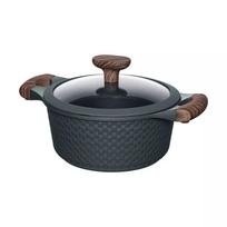 Resto Kitchenware Ran 2,4 L apvalus juodas medinis puodas