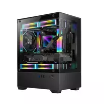 Korpusas GOLDEN TIGER Raider SL-2 (RAIDERSL-2) mini bokštas, micro ATX, juodas