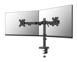 Neomounts DS60-600BL2 Monitor laikiklis 10-32 colių – Greitas montavimas – 180° stabdiklis