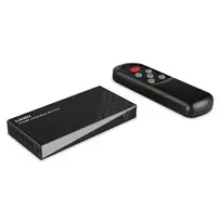 Lindy 3 prievadų HDMI 8K60 jungiklis HDMI USB Micro-USB Juodas 4320p 48Gbit/s