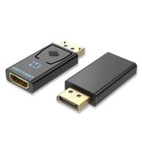 Vention DisplayPort (vyriškas) į HDMI (moterišką) adapteris juodas, DP HDMI auksuotas