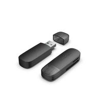 Vention 2-in-1 USB 3.2 Gen 1 (USB 3.0) kortelių skaitytuvas – SD ir MicroSD, juodas, kompaktiškas