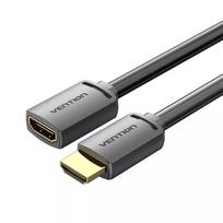HDMI ilginimo laidas Vention AHCBF 1 m, HDMI-A kištukas į HDMI-A lizdą, 18Gbit/s, 4K, juodas