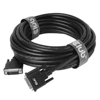 CLUB3D DVI-D Dual Link 24+1 laidas, 3 m / 9,84 pėdų, dvipusis, 28AWG