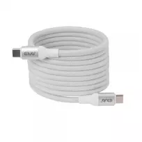 USB-C laidas su magnetine rite Club 3D CAC-3032 — baltas