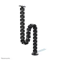 Kabelių stuburo organizatorius Neomounts ADS06-130BL tvirtinamas varžtais, juodas, 130 mm segmentai