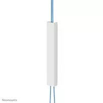 Kabelių dangtelis Neomounts ADS06-123WH magnetinis baltas, skirtas sėdėjimo-stovėjimo stalų rėmams, keliems kabeliams