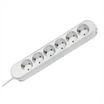 Prailginimo laidas Bachmann SMART 6x Schuko H05VV-F 3G 1,50mm² 16A/3680W 5m