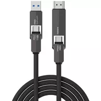 USB4–HDMI laidas 4smarts ComboCord 240W 1,5 m