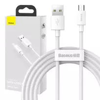 USB A į Micro-USB B laidas Baseus TZCAMZJ-02 1,5 m Baltas