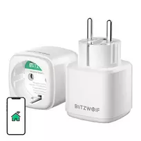 Išmanusis lizdas BlitzWolf BW-SHP15 ZigBee 3680W – įmontuojamas sieninis kištukinis lizdas su nuotoliniu valdymu