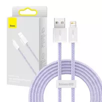 Baseus Dynamic laidas USB į Lightning, 2.4A, 2m (Violetinė)