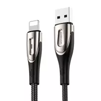 USB kabelis Joyroom S-M411 Lightning 2,4A 3 m Juodas – Lightning į USB įkrovimo/duomenų laidas