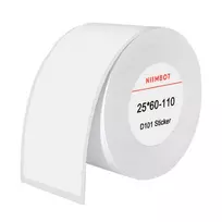 Termo etiketės NIIMBOT 25 x 60 mm baltos, 110 vnt.