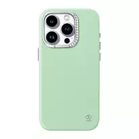 Apsauginis dėklas Joyroom PN-15F1 iPhone 15 Pro – plonas žalias, suderinamas su belaidžiu įkrovimu