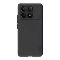 Apsauginis dėklas Nillkin Super Frosted Shield Pro, skirtas Xiaomi Redmi K70E / Poco X6 Pro 5G — juodas, kietas matinis neslystantis