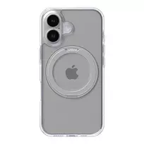Apsauginis dėklas Torras Ostand Pro, skirtas iPhone 16, permatomas, plonas, palaiko belaidį įkrovimą