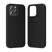 Apsauginis silikoninis dėklas Vention KUEB0-40 iPhone 14 Pro Max, juodas, matinis neslidžiu paviršiumi
