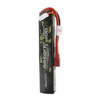Baterija airsoft Gens ace 1100mAh 3S1P LiPo 11.1V 25C