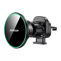 Magnetinis belaidis automobilinis laikiklis Joyroom JR-ZS412 juodas 15W greitas įkrovimas