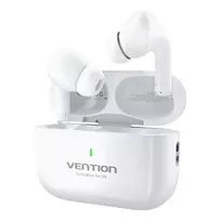 Ausinės Vention Echo Lite E11 TWS atviro tipo, Bluetooth, 10 m, USB-C, baltos