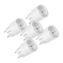 Išmaniųjų kištukinių lizdų rinkinys Shelly Plug S MTR Gen3 – 5 vnt., 12A, baltas