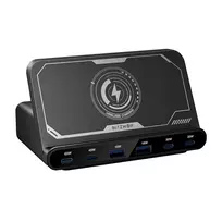 BlitzWolf BW-S27 160W 6 prievadų įkroviklis su belaidžiu įkrovimu