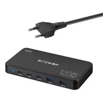 Įkrovimo stotelė BlitzWolf BW-i100 5-in-1 120W – kelių prievadų įkroviklis telefonams, planšetėms, nešiojamiems kompiuteriams