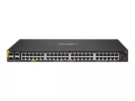 HPE Aruba Networking CX 6100 48G Class4 PoE 4SFP+ 740W jungiklis - L3 valdomas - 48 x 10/100/1000 (PoE+) + 4 x 1G/10G SFP+ (aukštinimo prievadai)