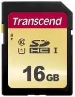 Transcend 16GB SDHC UHS-I 500S atminties kortelė