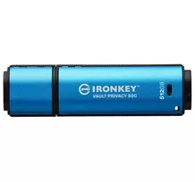 Kingston IronKey 512GB USB-C Vault Privacy 50C AES-256 šifruotas, FIPS 197
