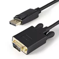 StarTech.com 3ft (1m) aktyvus DisplayPort į VGA laidas – DP į VGA adapteris, 1080p, fiksuojanti jungtis