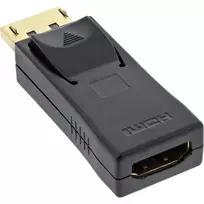 InLine DisplayPort adapteris DisplayPort kištukas / HDMI lizdas juodas