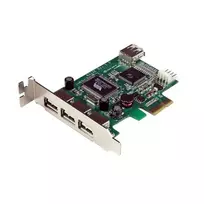 „StarTech.com“ 4 prievadų PCI Express žemo profilio didelės spartos USB kortelė