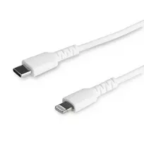 StarTech.com 1 m baltas USB-C į Lightning laidas – tvirtas aramido pluošto kabelis su MFi sertifikatu, skirtas iPhone/iPad