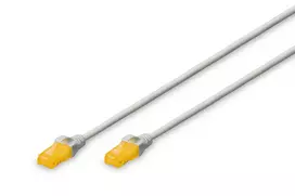 Tinklo laidas Digitus CAT 6A U/UTP Slim Patch Cord RJ-45 Cat6a 2m pilkas