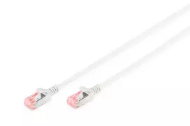 Tinklo kabelis Digitus CAT 6 U/FTP Slim patch cord RJ-45 Cat6 2m Pilka