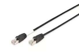 Tinklo kabelis Digitus CAT 6 S/FTP lauko jungiamasis kabelis RJ-45 Cat6 10m Juoda