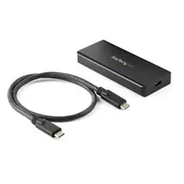StarTech.com USB-C 10Gbps M.2 NVMe PCIe SSD korpusas - tvirtas aliuminis išorinis M.2 PCIe M-Key dėklas su IP67 - 1GB/s skaitymas/rašymas - palaiko 2230/2242/2260/2280 - suderinamas su TB3 - Mac/PC