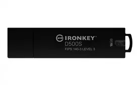 Kingston IronKey 16GB D500S FIPS 140-3 Lvl 3 AES-256