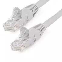StarTech.com 1m CAT6 Ethernet kabelis - LSZH (mažai dūmų, be halogenų) - 10 Gigabit 250MHz 100W PoE RJ45 10GbE UTP tinklo jungiamasis laidas su apsauga nuo užkibimo ir įtempimo mažinimu - Pilka, CAT 6, ETL patvirtintas, 24AWG