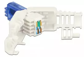RJ-45 kištukas Cat.6A DeLOCK 86417 mėlynai baltas