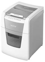 Popieriaus smulkintuvas LEITZ IQ Autofeed Small Office 100, kryžminis pjovimas P-4, 8 lapų, 22 cm padavimas, 34 L krepšelis, pilka