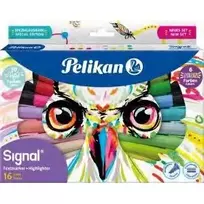 Markeris Pelikan 825078 16 vnt. Kaltinis antgalis Įvairiaspalvis